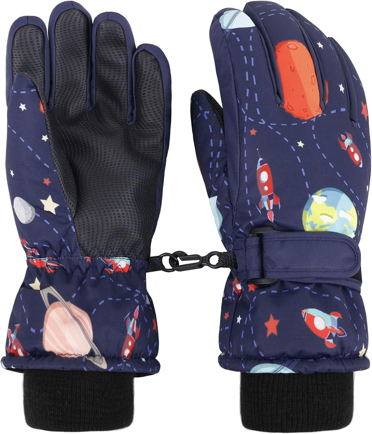 Cotton Kid'S Windproof Waterproof Snow Ski Gloves