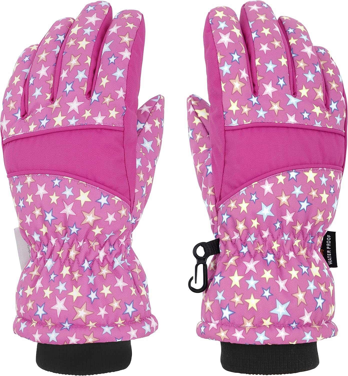 Cotton Kid'S Windproof Waterproof Snow Ski Gloves